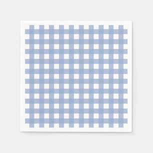 Ruhe-Blau-Gingham Serviette