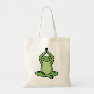 Ruhe bleibe, Bleibe Froggy - Niedlich Zen Meditati Tragetasche