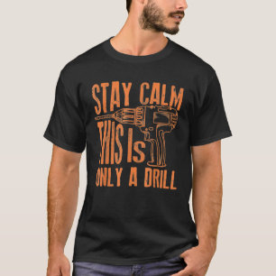 Ruhe bleibe Dies ist nur ein treibendes, sonnenver T-Shirt