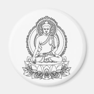 Ruhe-Buddha-Magnet Magnet