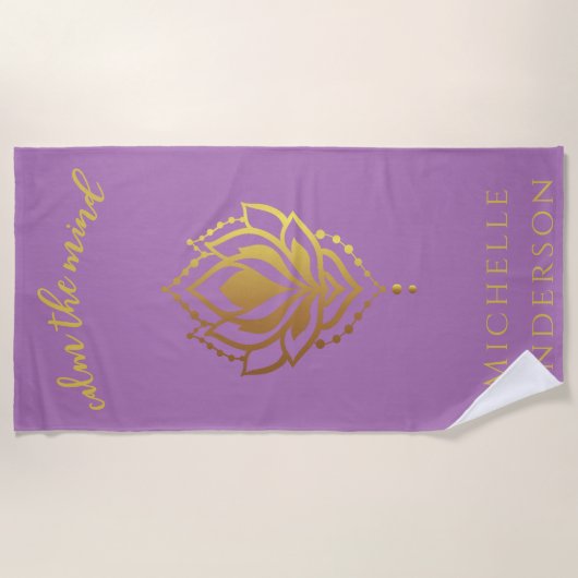 Ruhe Das Mini-Strandtuch Strandtuch (Vorderseite)