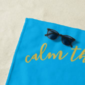 Ruhe Das Mini-Strandtuch Strandtuch (Beispiel)