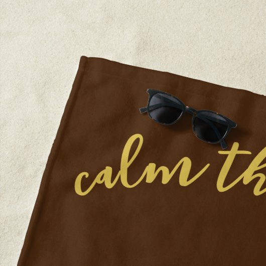 Ruhe Das Mini-Strandtuch Strandtuch (Beispiel)