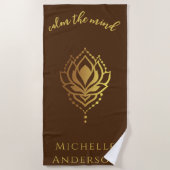 Ruhe Das Mini-Strandtuch Strandtuch (Vorderseite)