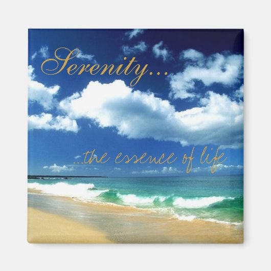 Ruhe ...das Wesen des Lebens Magnet (Vorne)