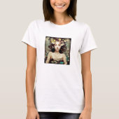 Ruhe der Frau unter Wasser, | AI Generated Artwork T-Shirt (Vorderseite)