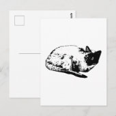 Ruhe der Jahreszeit, gesichteter Freund Postkarte (Vorne/Hinten)