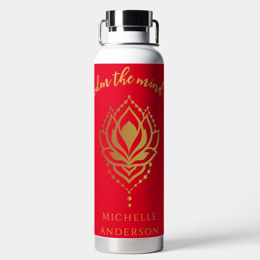 Ruhe der Mini-Wasserflasche Trinkflasche (Rückseite)