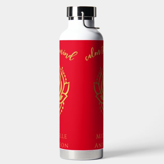 Ruhe der Mini-Wasserflasche Trinkflasche (links)