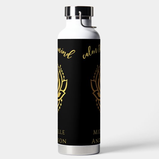 Ruhe der Mini-Wasserflasche Trinkflasche (links)