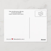 Ruhe der Postkarte (Rückseite)