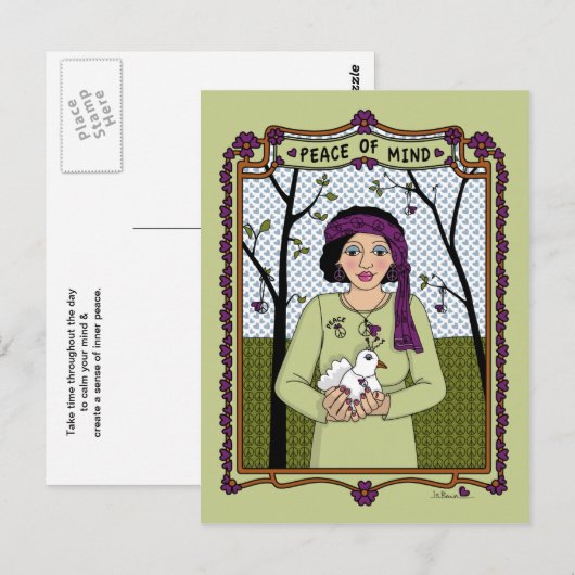 Ruhe der Postkarte (Vorne/Hinten)