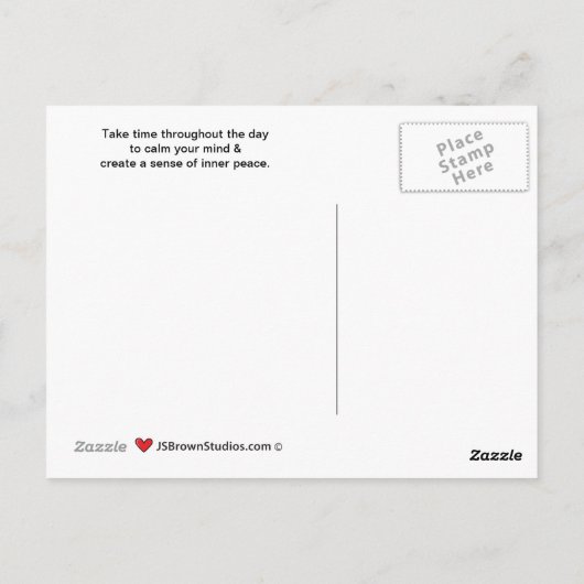 Ruhe der Postkarte (Rückseite)