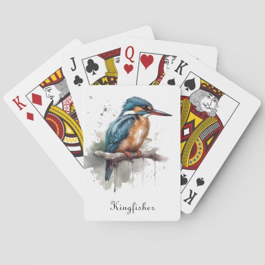 Ruhe des Eisvogels Spielkarten (Rückseite)