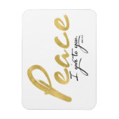 Ruhe, die ich dir gebe Art Print Magnet (Vertikal)