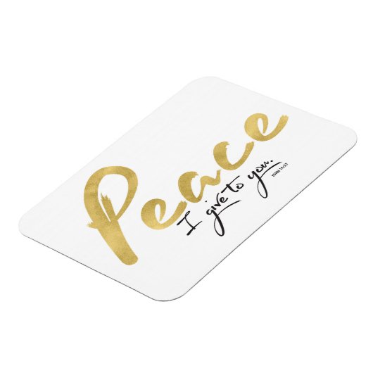 Ruhe, die ich dir gebe Art Print Magnet (Linke Seite)