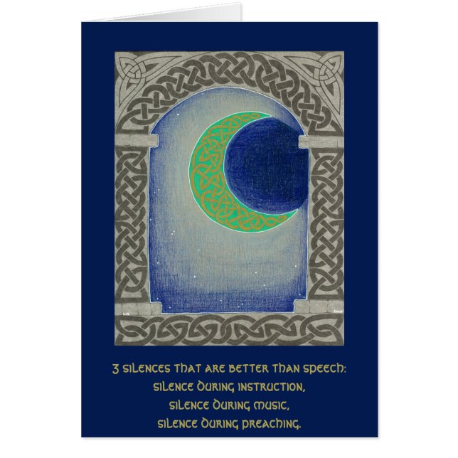 Ruhe-Dreiergruppenkarte (Vorne)