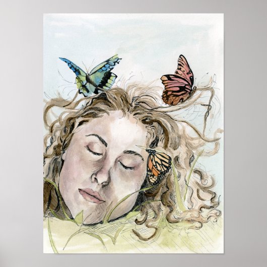 Ruhe, Druck Poster (Vorne)