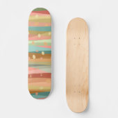 Ruhe Entspannende Blume Skateboard (Vorderseite)