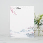 Ruhe erwartet briefbogen (Stehend Vorderseite)