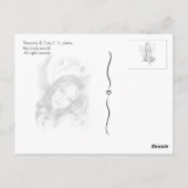 Ruhe fliegender Vögel - Postkarte (Rückseite)