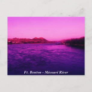 Ruhe, Ft. Benton - Missouri River Postkarte