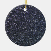 Ruhe für Ihren Text im Mitternachtsstil behalten Keramikornament (Vorne)