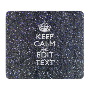 Ruhe für Ihren Text im Mitternachtsstil behalten Schneidebrett