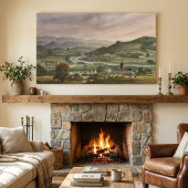 Ruhe: "Gebaut von Alphonse Dousseau" Leinwanddruck