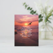 Ruhe-Gebet 3 Postkarte (Stehend Vorderseite)