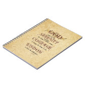 Ruhe-Gebet: Alte englische Antike, Stärke/Rec Notizblock (Linke Seite)