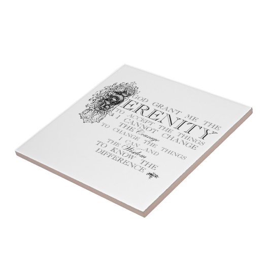 Ruhe-Gebet Fliese (Seite)