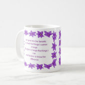 Ruhe-Gebet Kaffeetasse (Vorderseite Links)