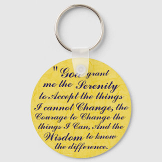 Ruhe-Gebet Keychain Schlüsselanhänger