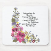 Ruhe-Gebet Mousepad (Vorne)