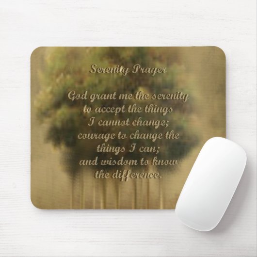 Ruhe-Gebet Mousepad (Mit Mouse)