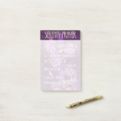 Ruhe-Gebet Post-it Klebezettel (Auf Schreibtisch)