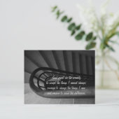 Ruhe-Gebet Postkarte (Stehend Vorderseite)