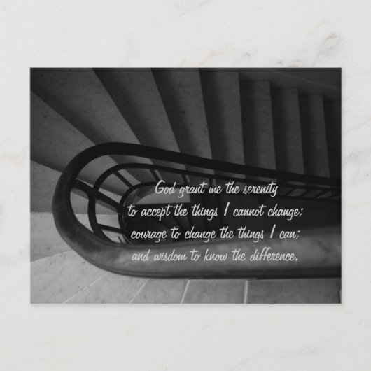 Ruhe-Gebet Postkarte (Vorderseite)