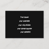 Ruhe-Gebet Visitenkarte (Rückseite)