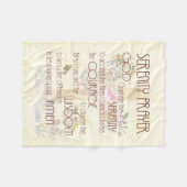 Ruhe-Gebets-Komfort-Decke Fleecedecke (Vorderseite (Horizontal))