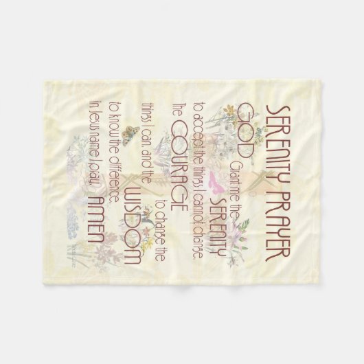 Ruhe-Gebets-Komfort-Decke Fleecedecke (Vorderseite (Horizontal))