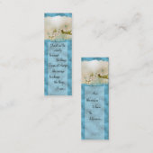 Ruhe-Gebets-Schmetterlings-Visitenkarte ~tu Mini Visitenkarte (Vorne/Hinten)