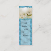 Ruhe-Gebets-Schmetterlings-Visitenkarte ~tu Mini Visitenkarte (Rückseite)