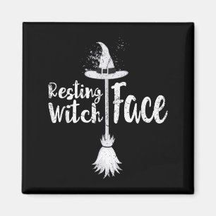 Ruhe Gesicht Hexe Shirt _ Original Halloween Magnet
