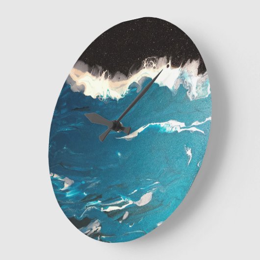 "Ruhe " Große Wanduhr (Winkel)