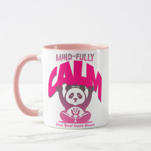 Ruhe, Herz - genau wie ein friedlicher Panda Tasse