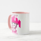 Ruhe, Herz - genau wie ein friedlicher Panda Tasse (Vorderseite Links)