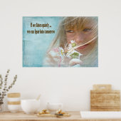 Ruhe hören poster (Küche)