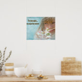 Ruhe hören poster (Küche)